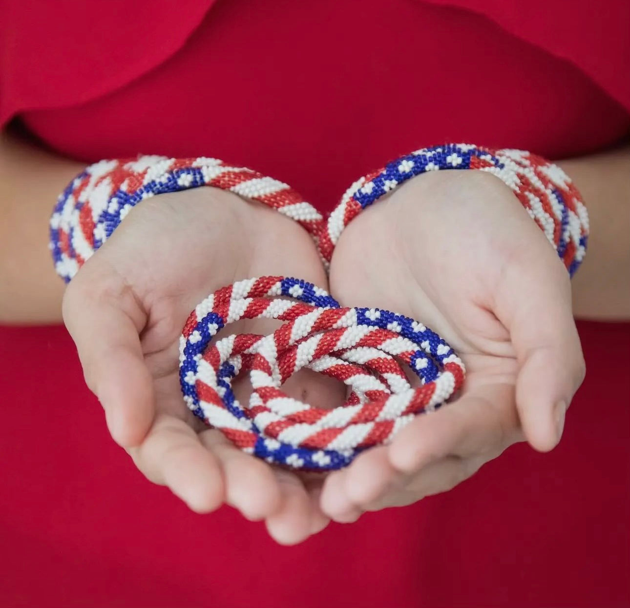 USA Roll On Bracelet
