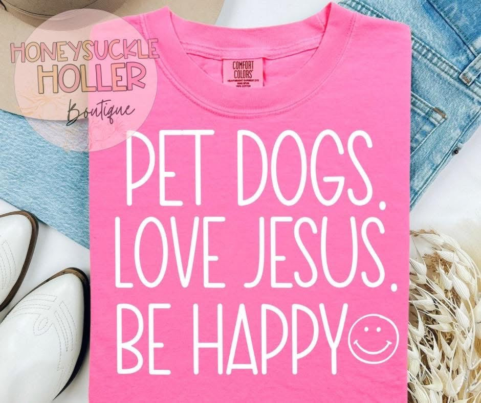 Pet Dogs. Love Jesus.