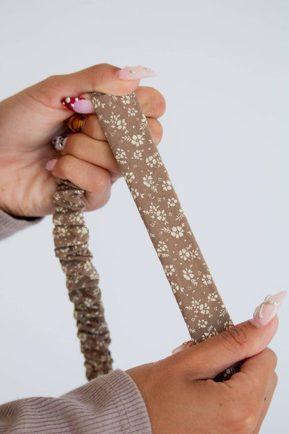 Neutral Floral Lanyard