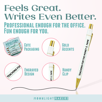Adulting In Progress - Pen Set - Funny Gift