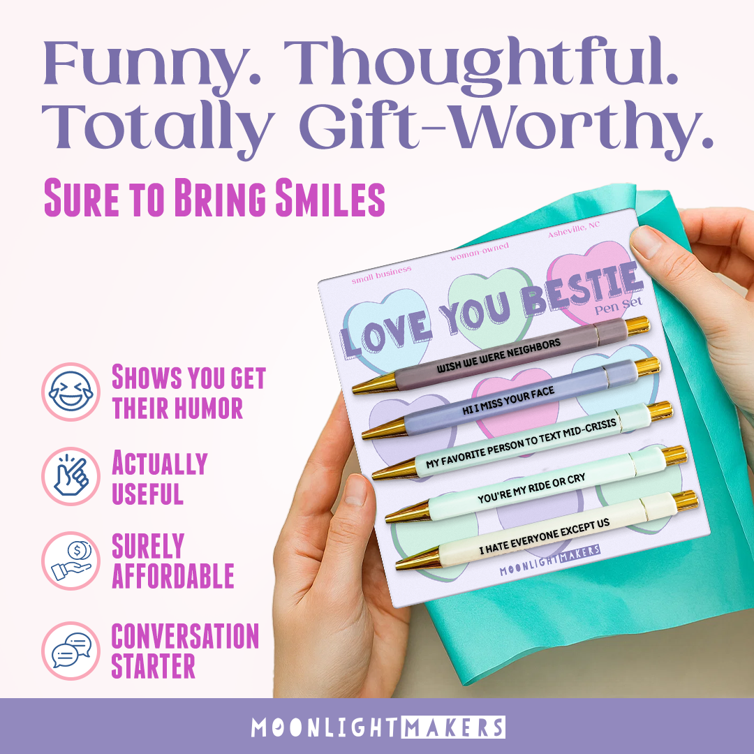 Love You Bestie - Pen Set - Gift, Birthday
