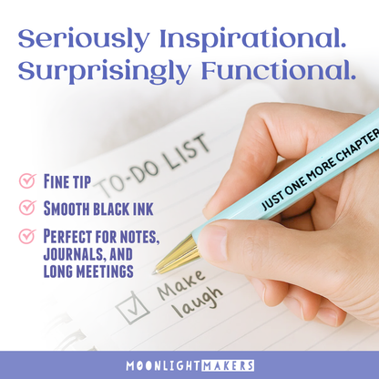 Shh, I'm Reading - Pen Set - Gift, Book Lover